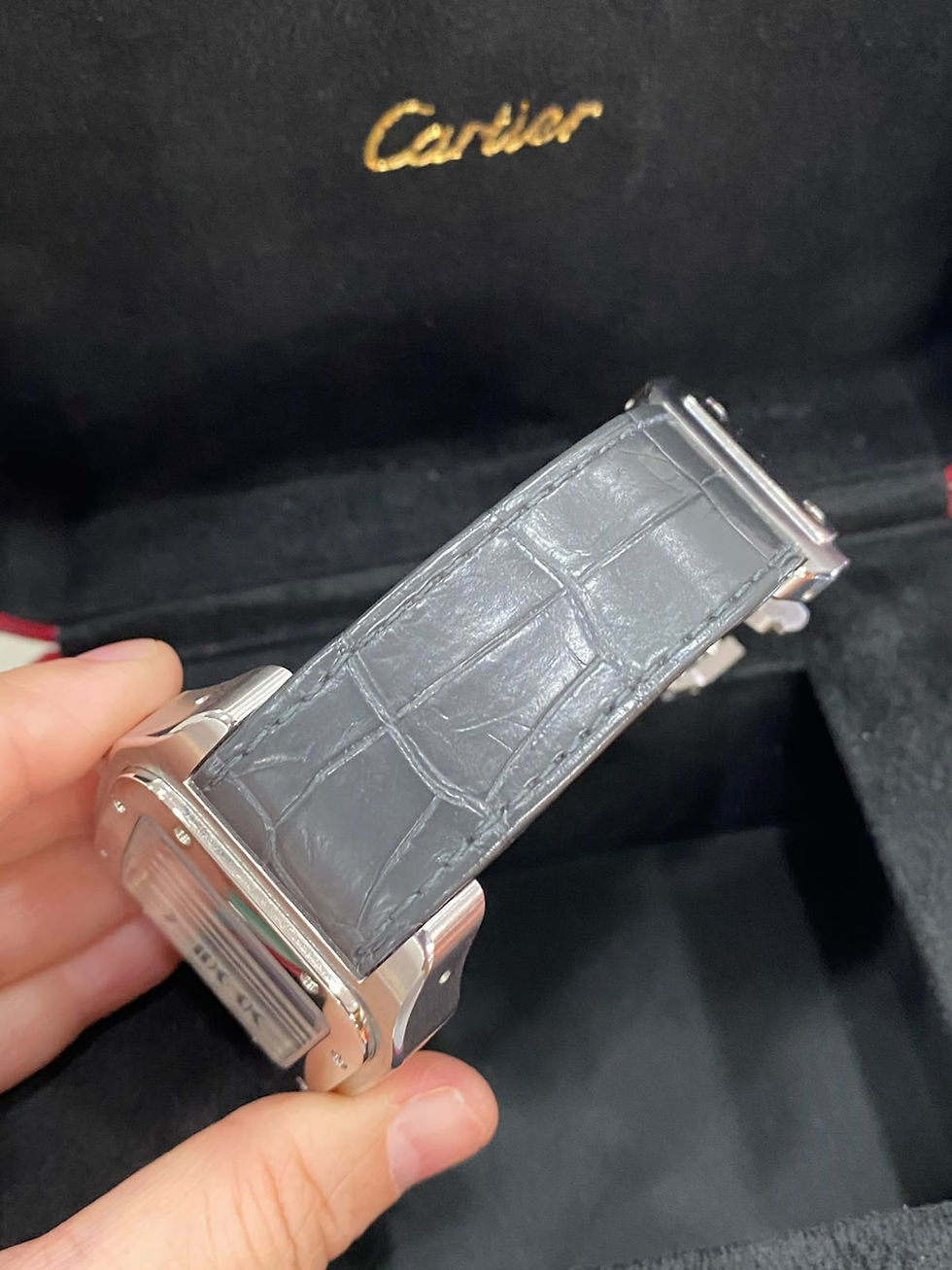 Thumbnail: CARTIER SANTOS 100 AUTOMATIC 2656 XL STEEL - 2016