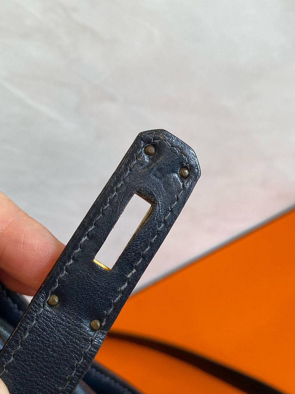 Thumbnail: HERMES KELLY SPORT MM GULLIVER LEATHER GHW CIRCLE Y STAMP