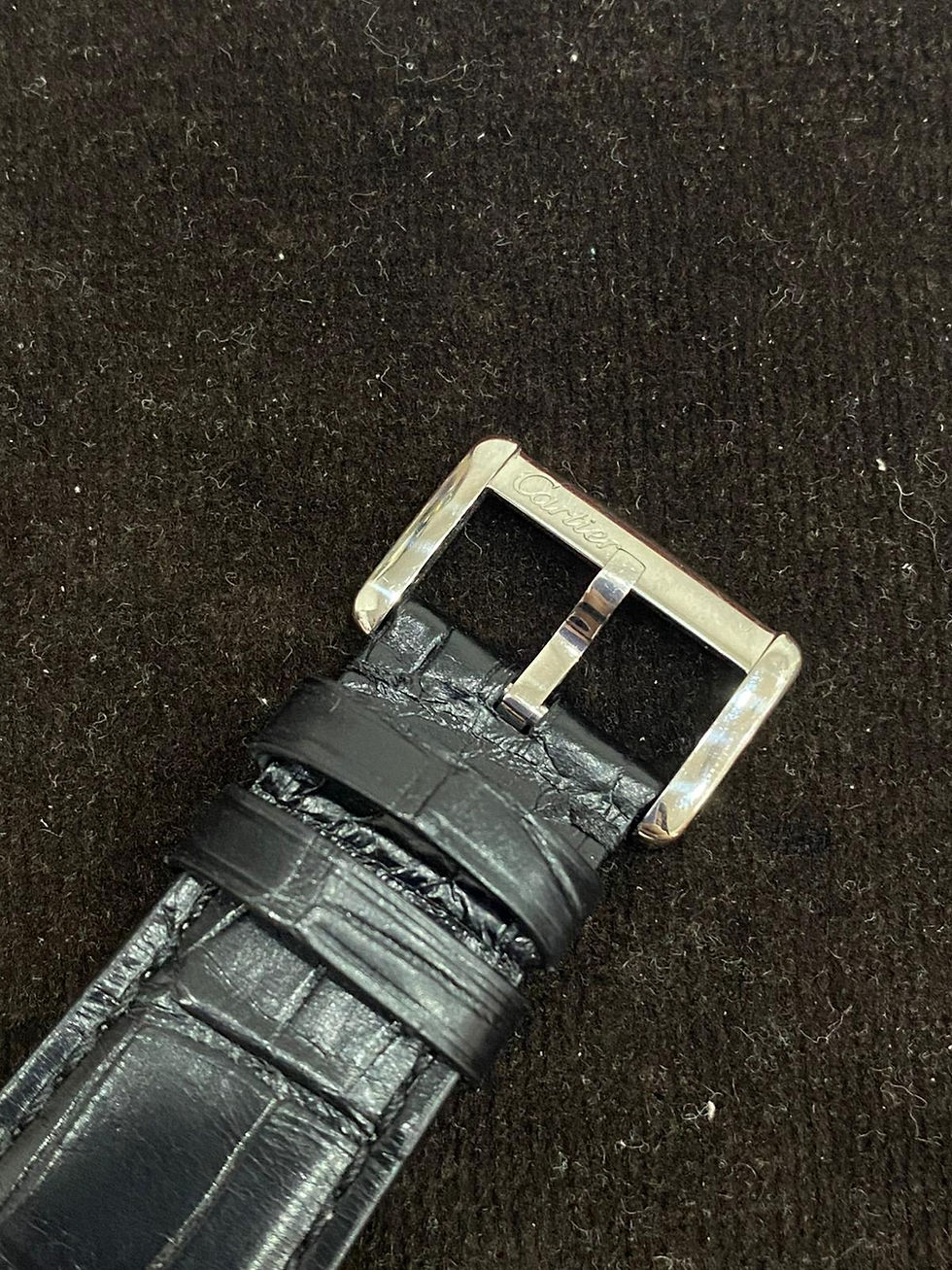 Thumbnail: CARTIER TANK DIVAN STEEL QUARTZ CLASSIC DIAL