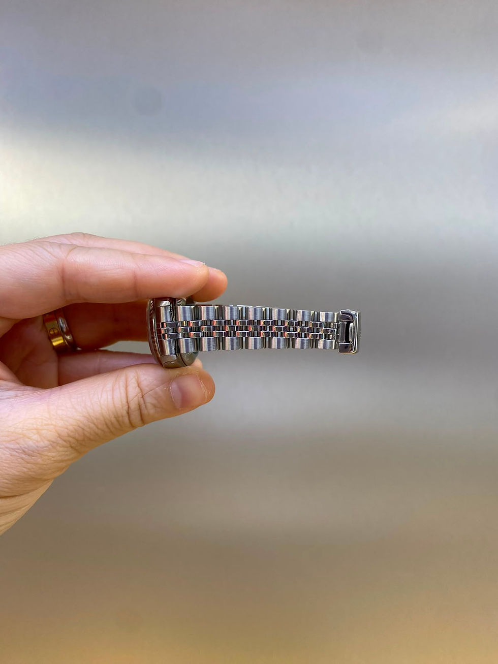 Thumbnail: ROLEX DATEJUST 26 79174 BLACK DIAL 10P DIAMONDS 18K WG FLUTED AUTOMATIC
