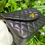 Thumbnail: CHANEL BLACK LAMBSKIN LEATHER HALF MOON SINGLE FLAP 24K GOLD PLATED HARD VINTAGE