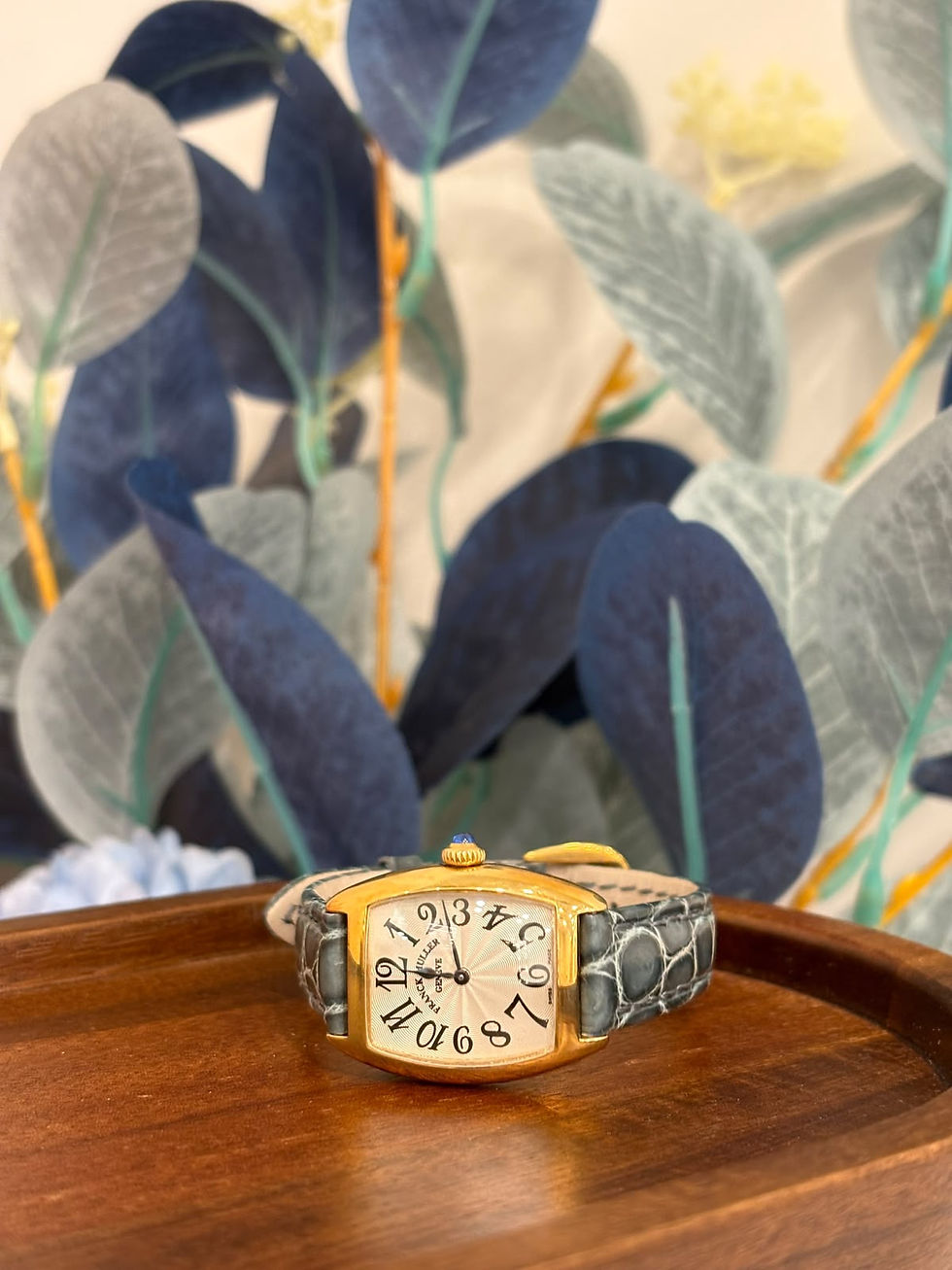 Thumbnail: FRANCK MULLER CINTREE CURVEX MINI 18K SOLID GOLD MECHANICAL SKELETAL