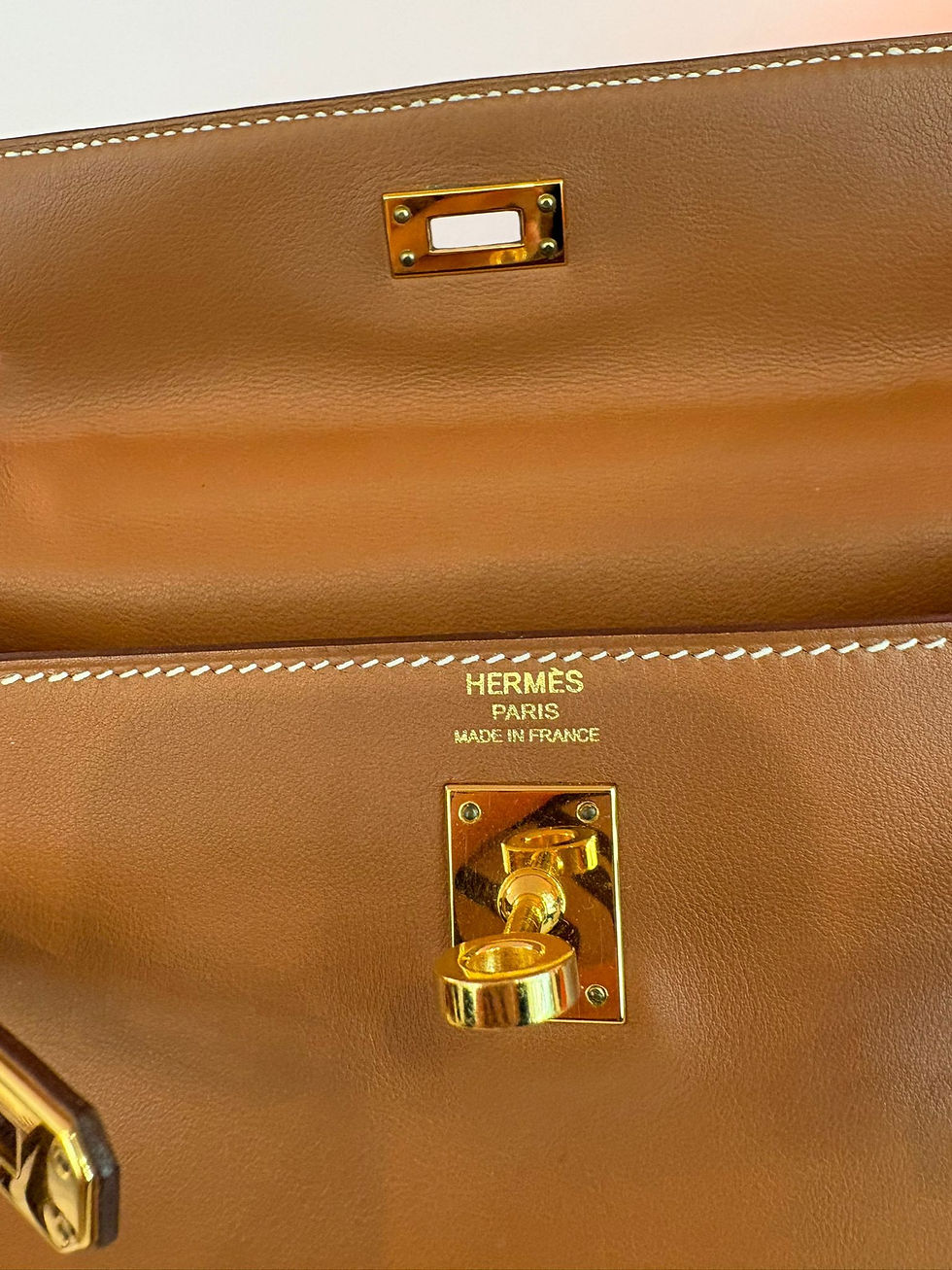 Thumbnail: HERMES KELLY 25 GOLD ON GOLD SWIFT GHW STAMP Y