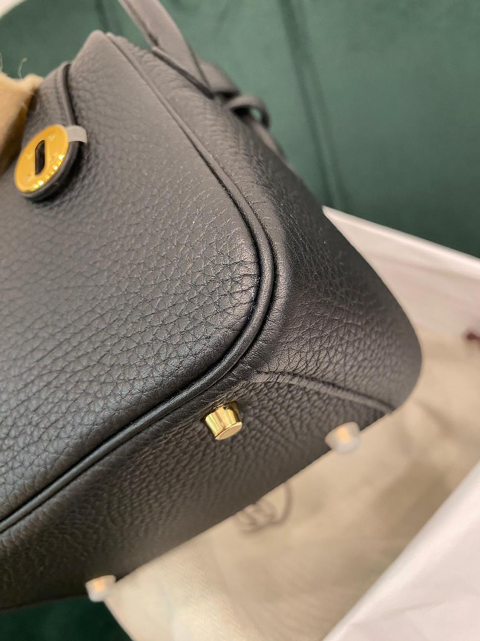 Thumbnail: HERMES MINI LINDY II BLACK GHW 2024 RECEIPT W STAMP