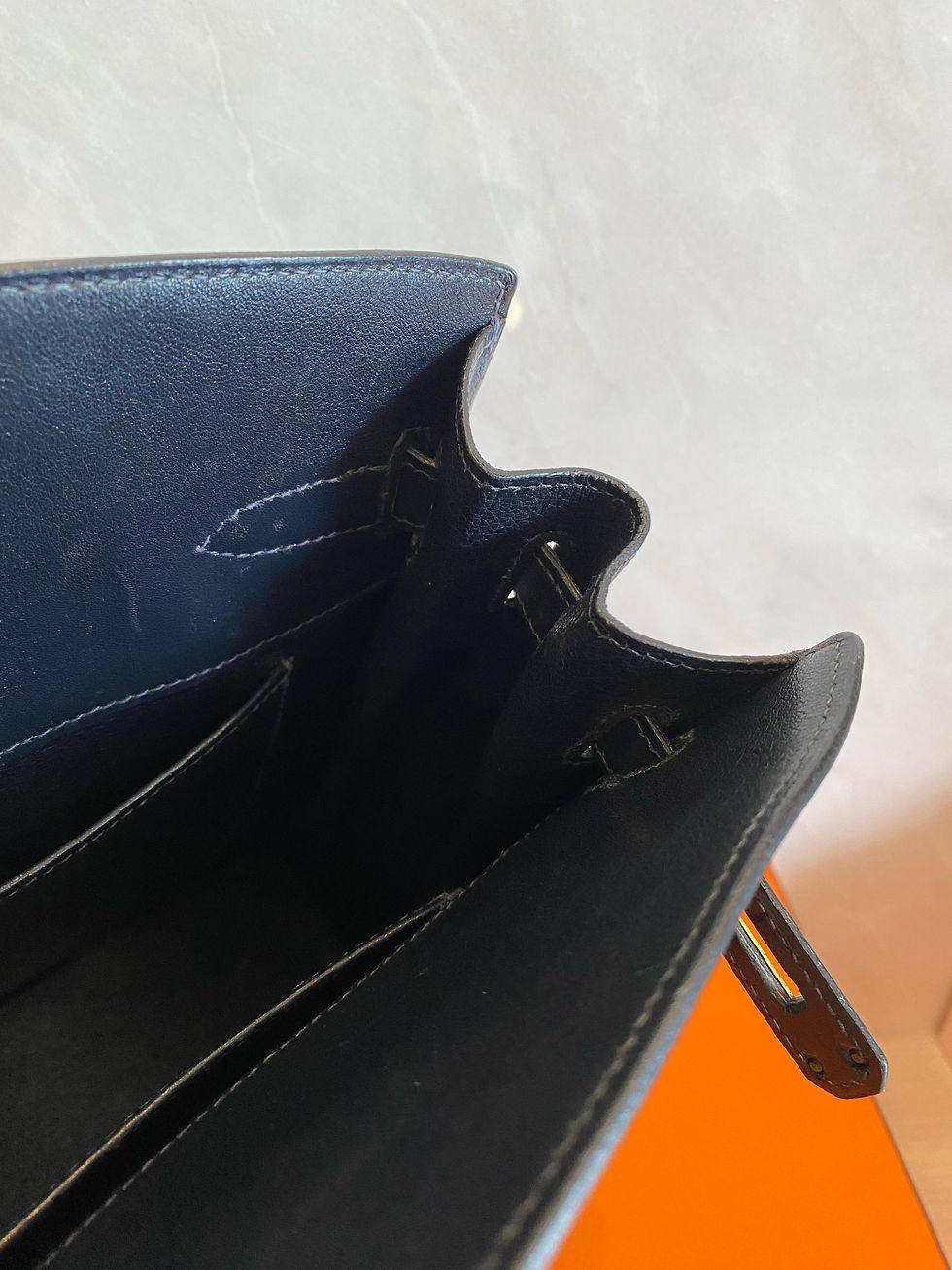 Thumbnail: HERMES KELLY SPORT MM GULLIVER LEATHER GHW CIRCLE Y STAMP