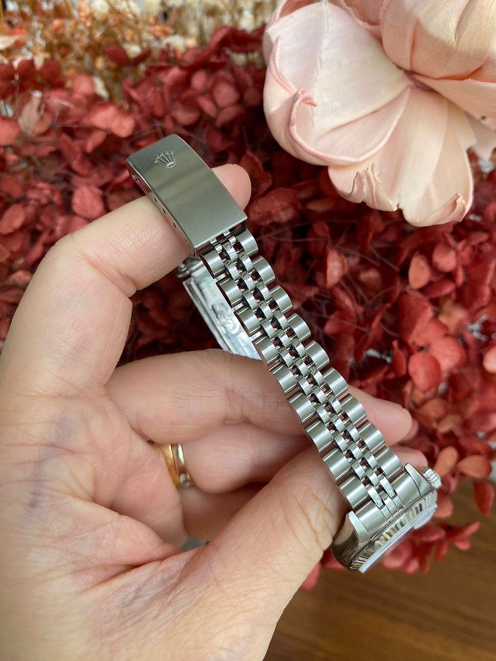 Thumbnail: ROLEX DATEJUST 26 RARE SODALITE STONE DIAL 10P DIAMONDS AUTOMATIC (DISCONTINUED)