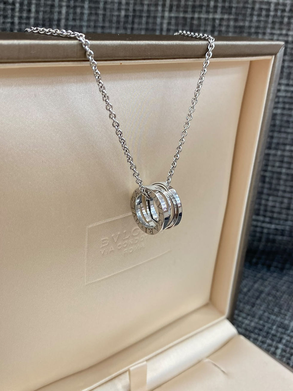 Thumbnail: BVLGARI B.ZERO1 ZAHA HADID LEGEND NECKLACE 18K WHITE GOLD - 2017