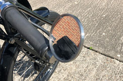 Wing mirror on a motorcycle 