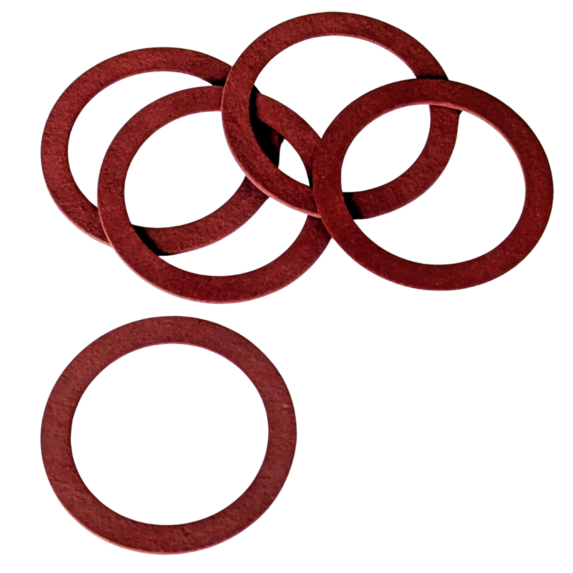Pack of 5 Fibre Sealing Washers for Tank Fittings