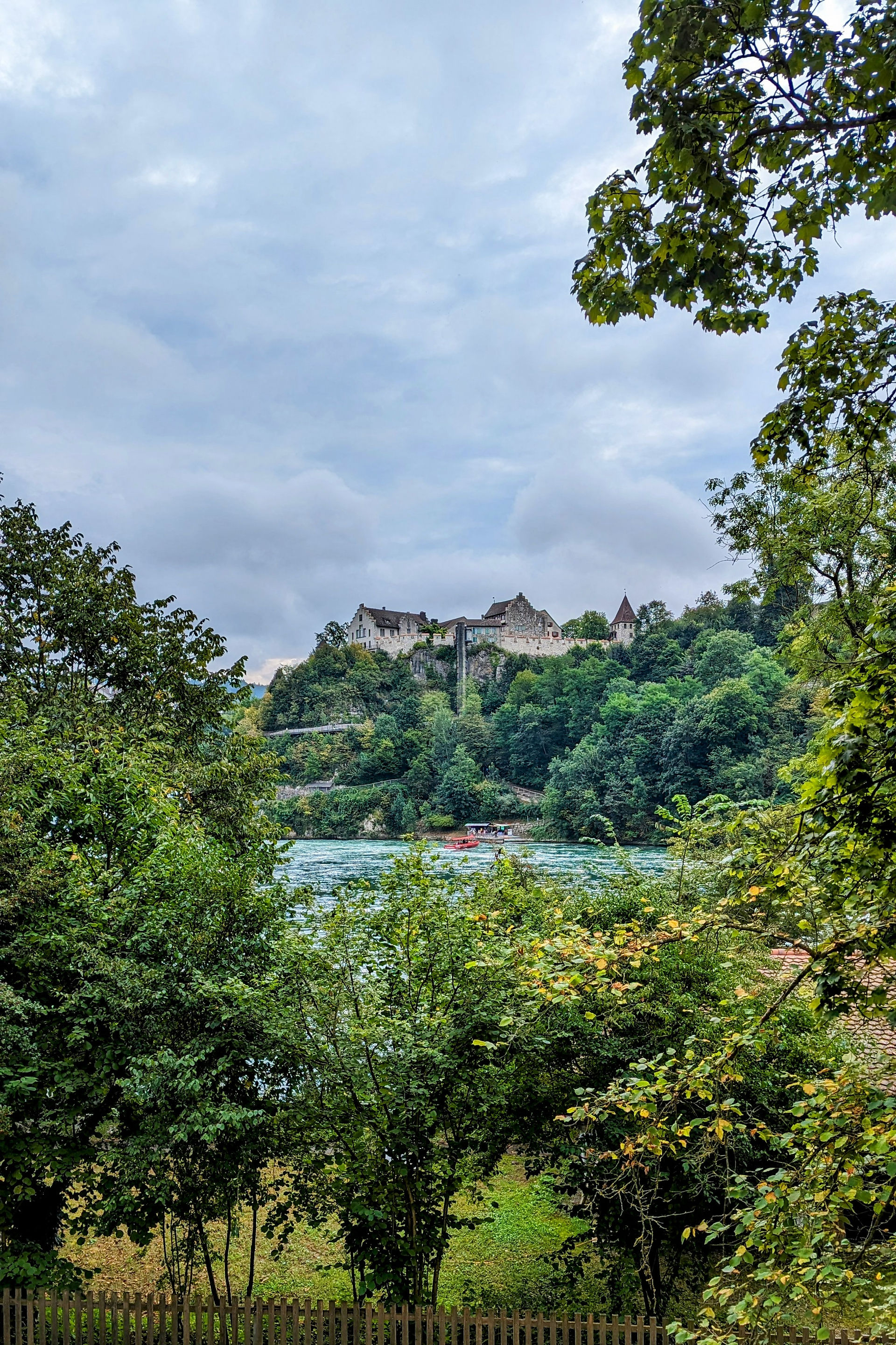 Laufen Castle at the Rheinfall, Switzerland 