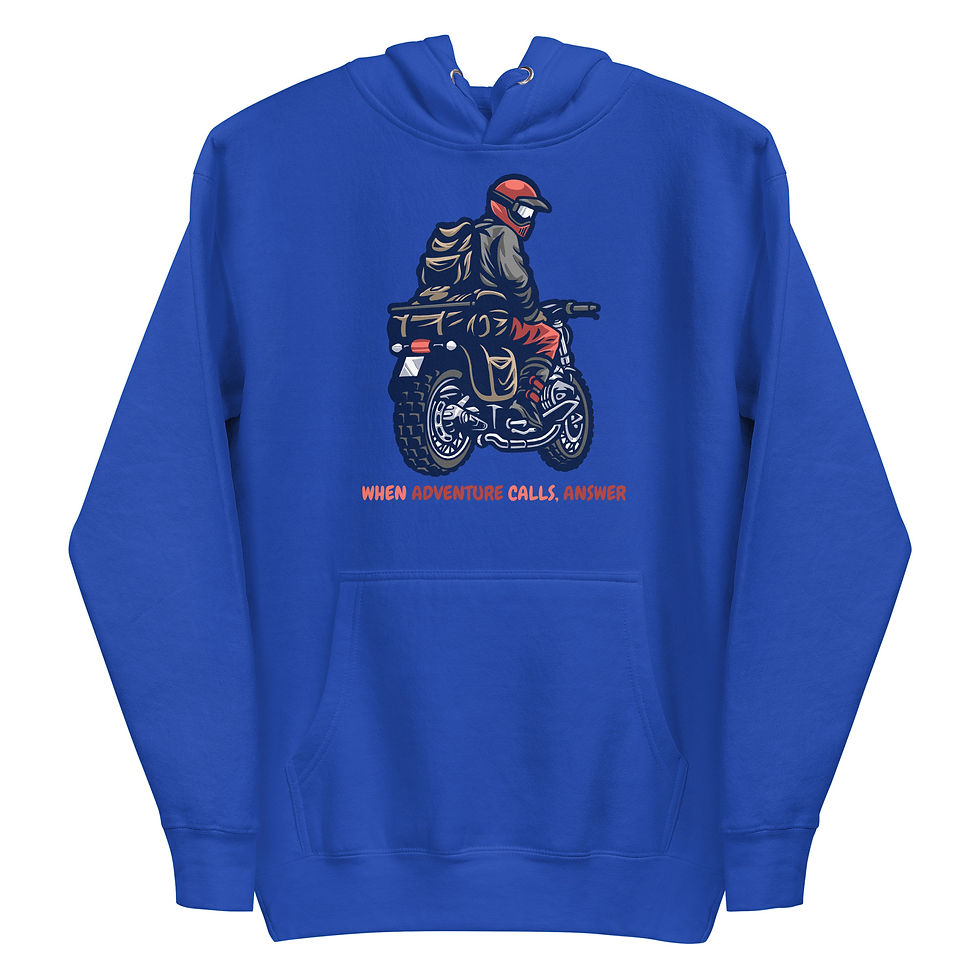 Thumbnail: When Adventure Calls Unisex Hoodie