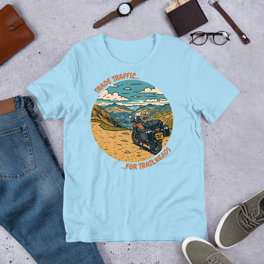 Trade Traffic For Trailheads Unisex T-shirt