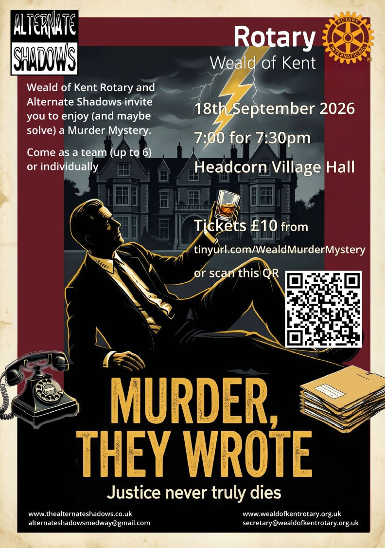 Weald of Kent Rotary Club: Murder Mystery Evening