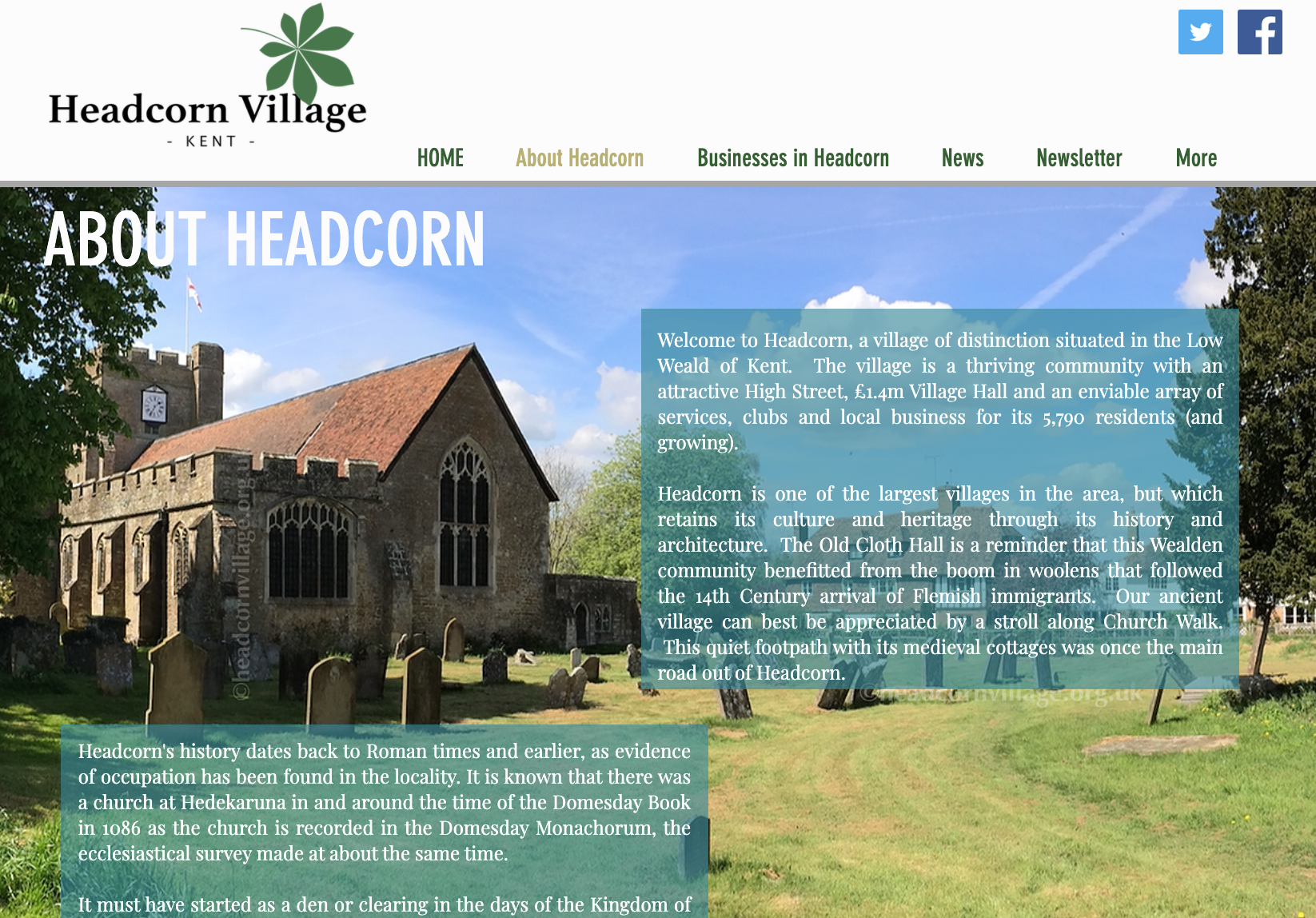 About Headcorn headcorn