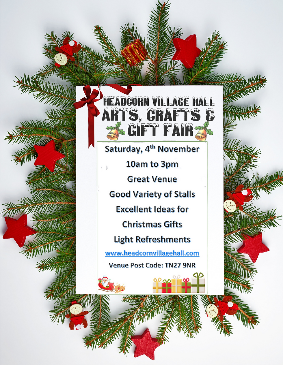 Arts, Crafts & Gift Fair at Headcorn Village Hall