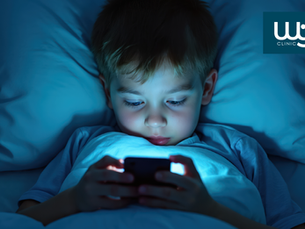 Criança no tablet