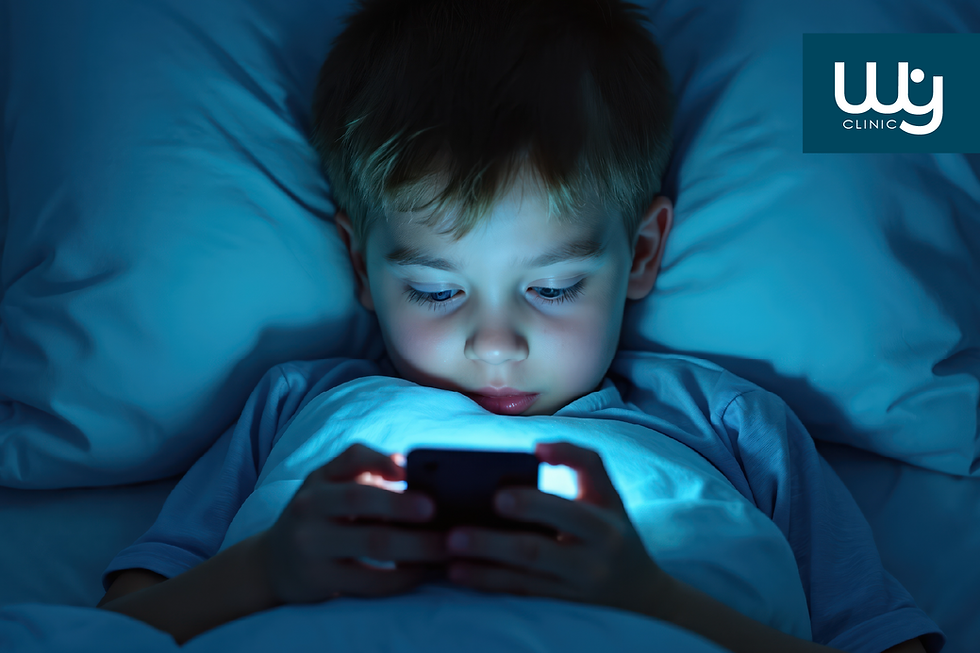 Criança no tablet