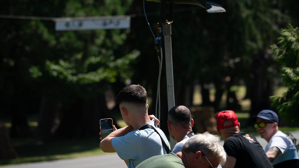 Spectators await the action at Aberdare Park Road Races 2025 - Cams PhotoVideo