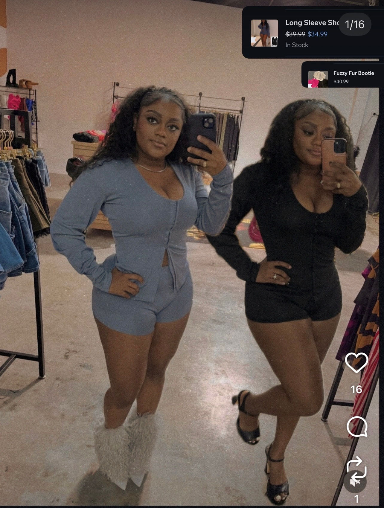 Long Sleeve Short Set