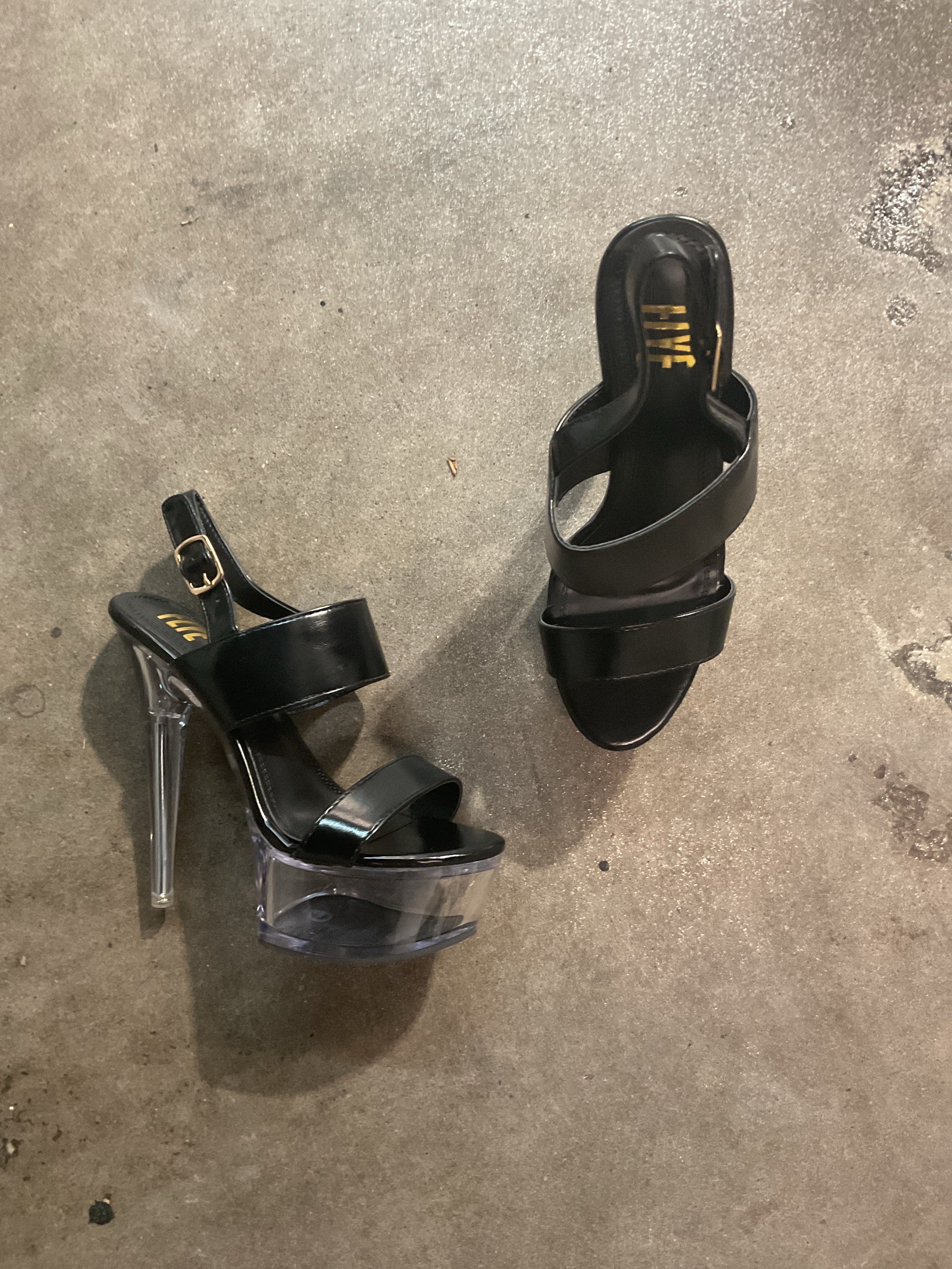 Double Strap High Heel