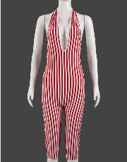 Thumbnail: Heart Eyes Peppermint Jumpsuit 