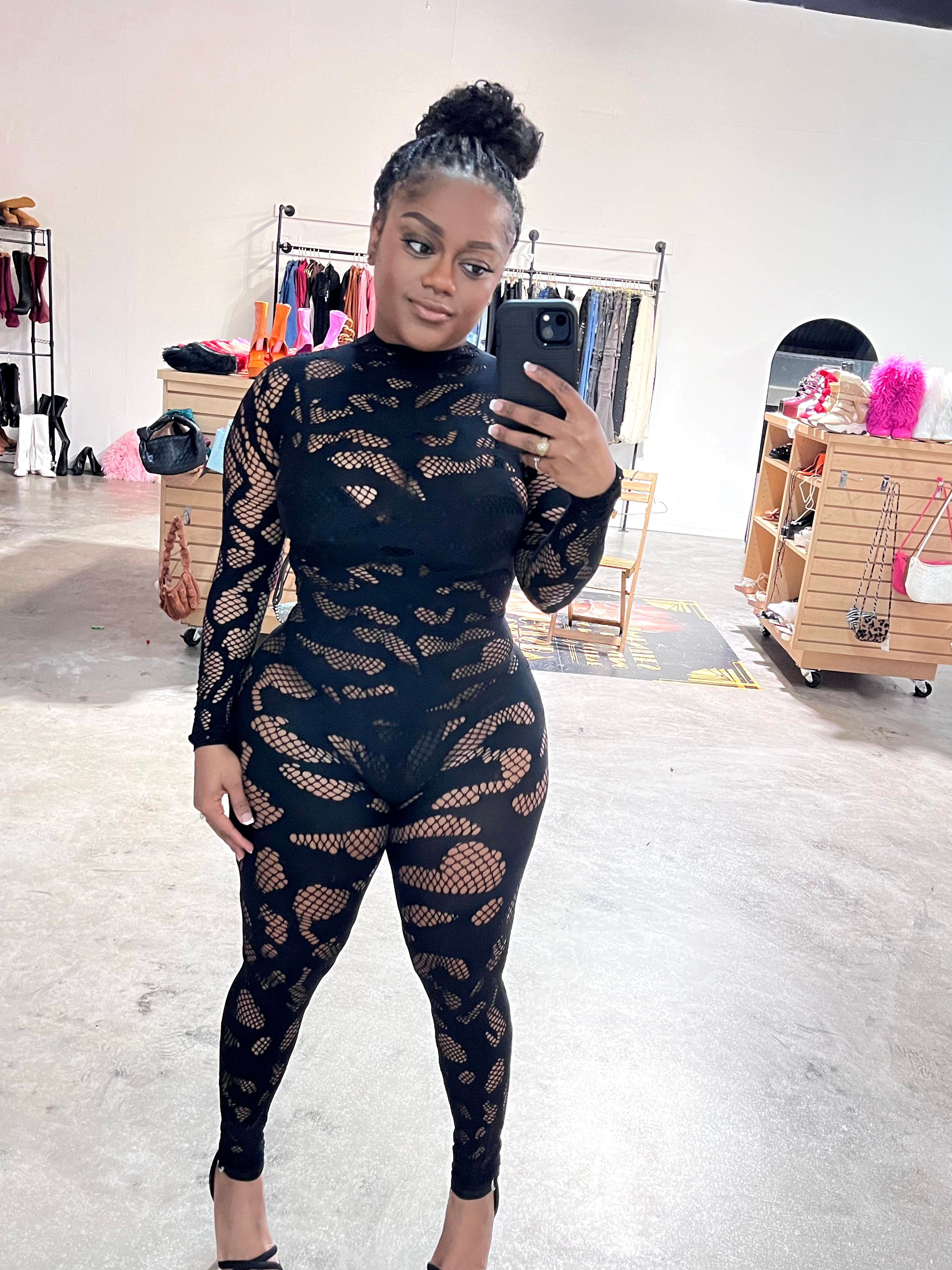 Cinched Segmented Jumpsuit 