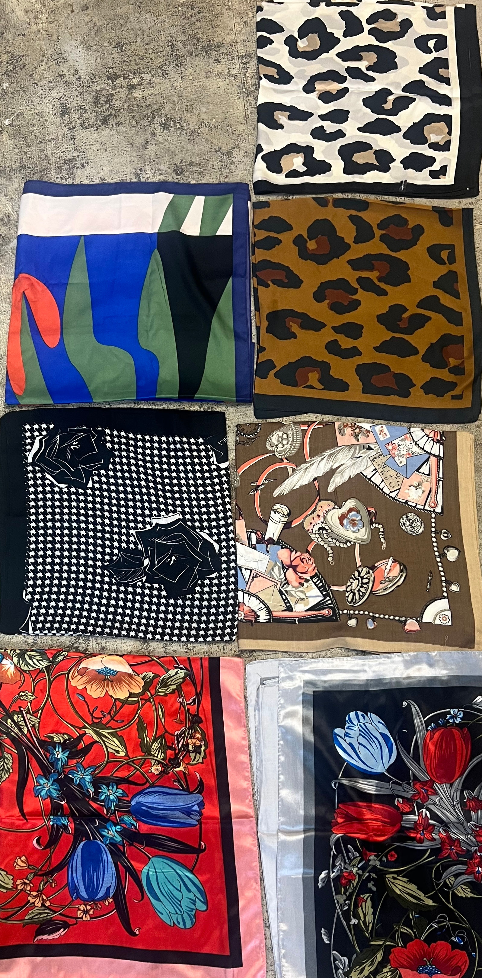 Many Scarf Tops (6+ Styles) 