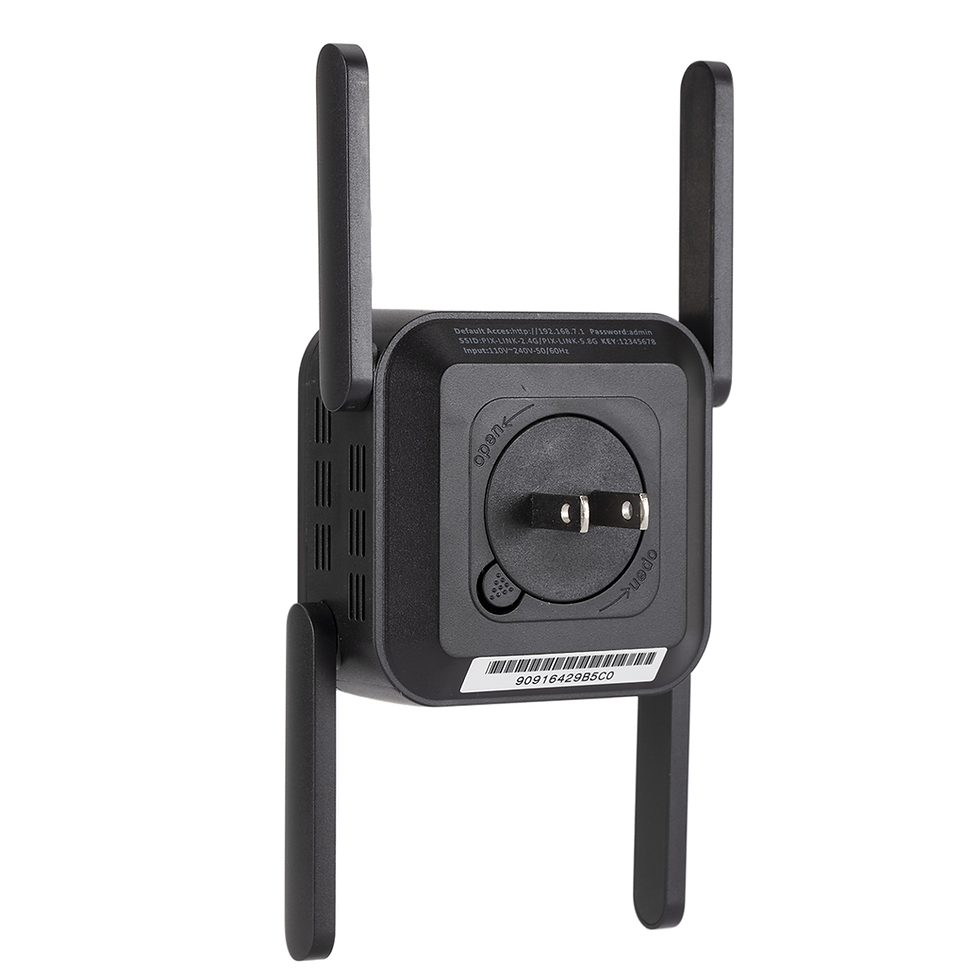 Thumbnail: WiFi Signal Amplifier 5G WiFi Repeater 2.4G Wi-Fi Range Extender Internet Booste