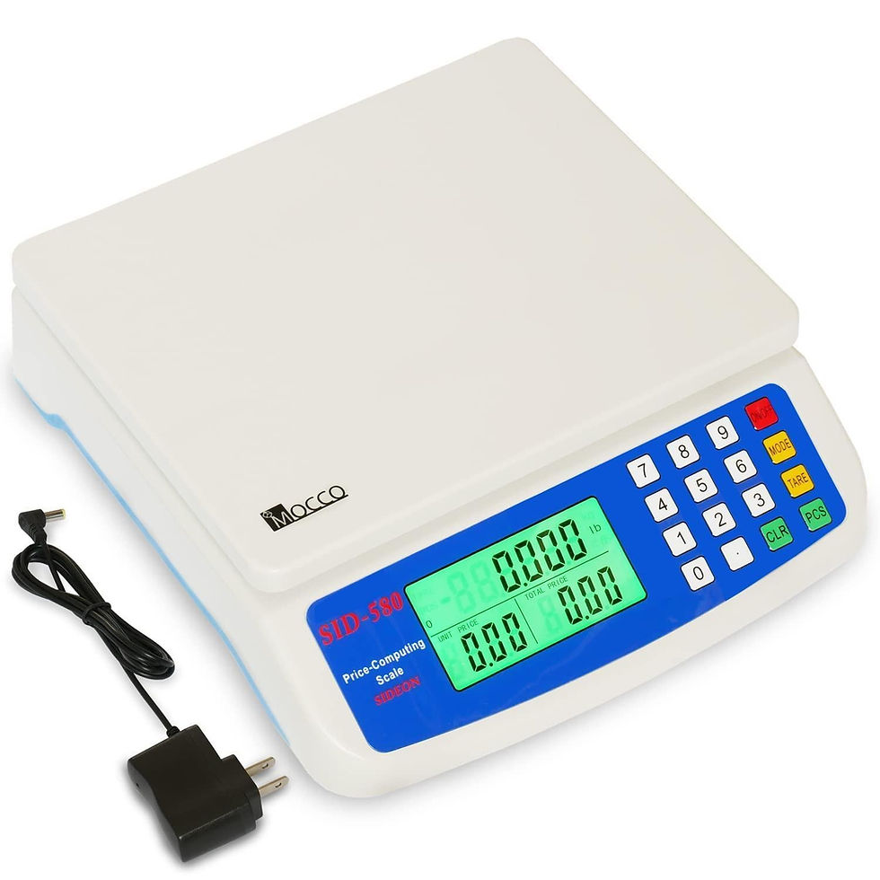Thumbnail: Electronic Computing Scale LCD Digital Commercial Food Produce Scales 30kg x 1g