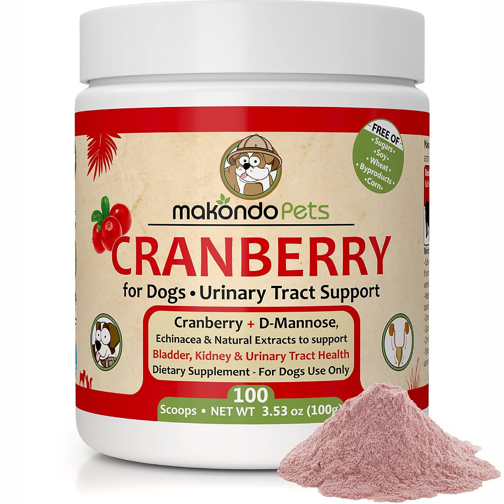 Thumbnail: Dog Cranberry Supplement   Natural Dog UTI Treatment & Kidney Support for Dogs.