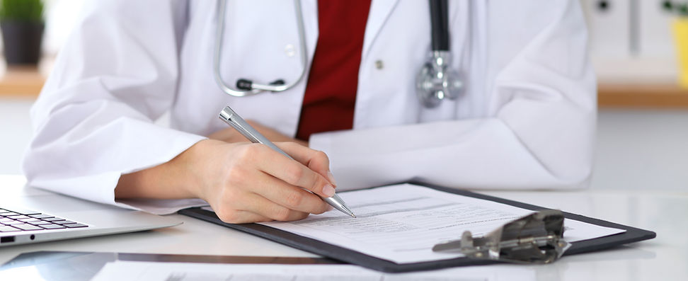 Notas escritas por el médico
