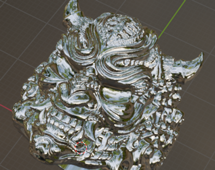 Oni's Visage Ring - 
Ethereal Protector Collection