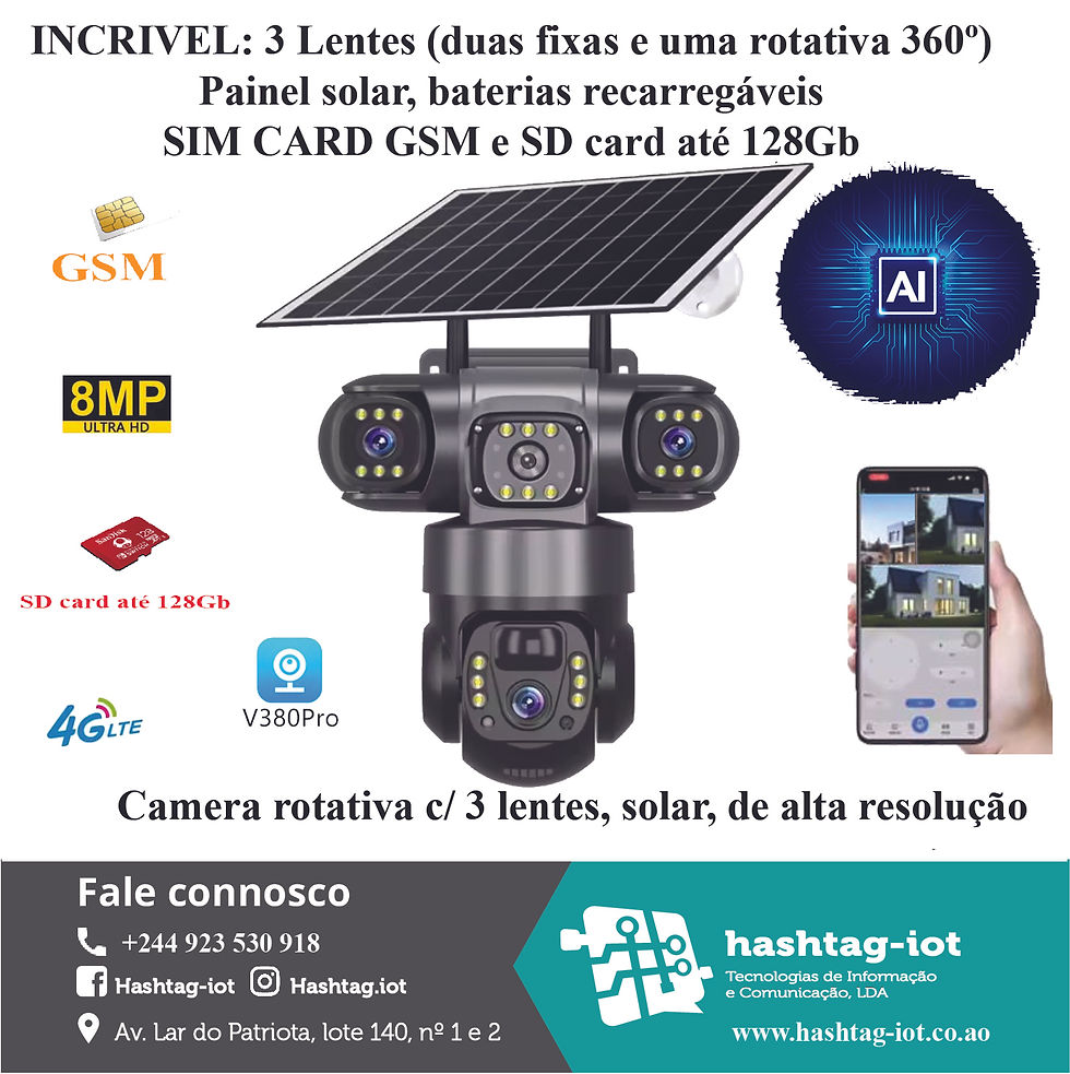SPEED DOME 4G SOLAR 3 LENTES