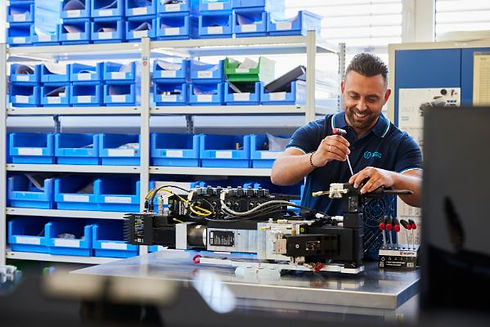 Air compressor service technician