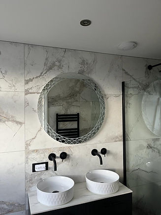 Newly decorated bathroom