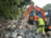 Plant hire digger