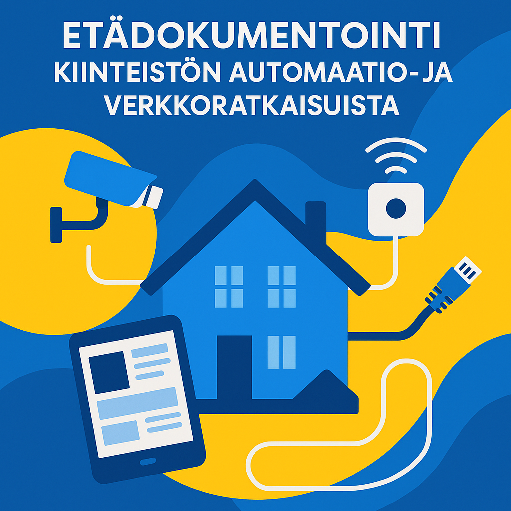 Etädokumentointi kiinteistön automaatio- ja verkkoratkaisuista