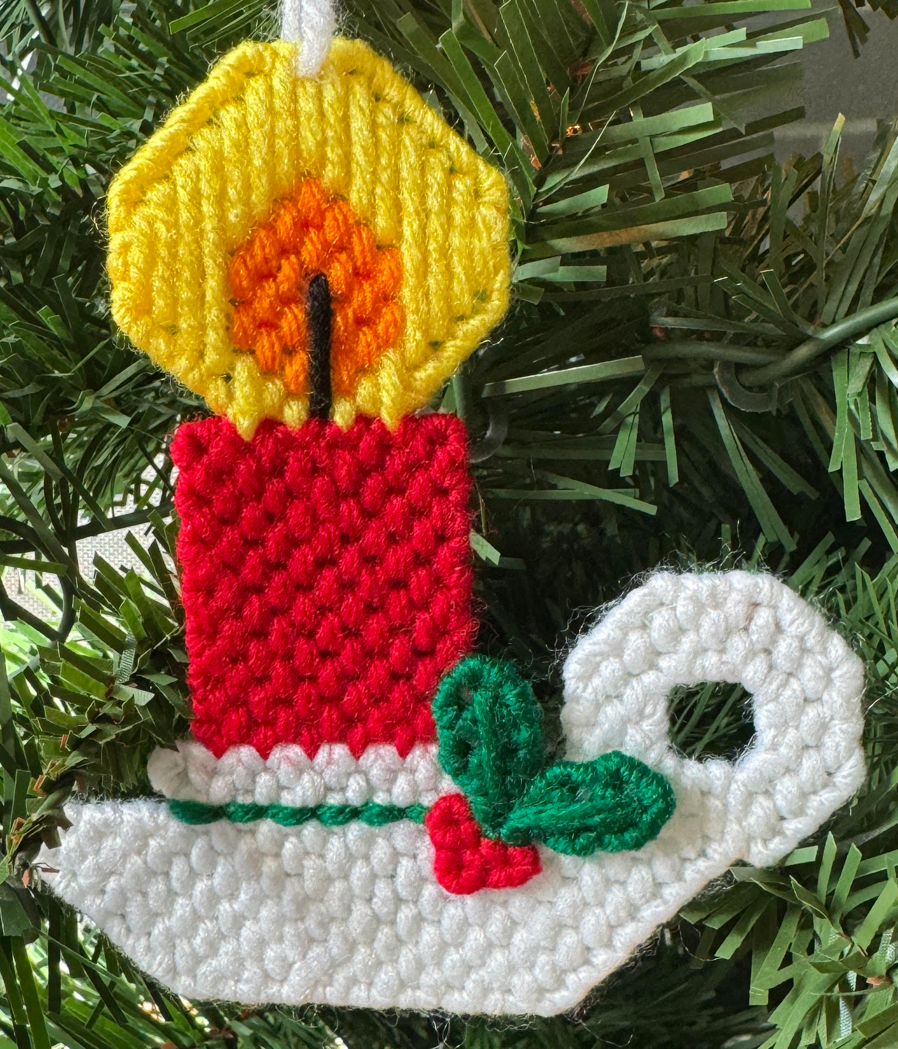 Candle Vintage Ornament