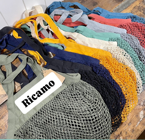 Belle Vous Set da 4 Borsa Rete Spesa - Borsa Mare Rete Giochi Spiaggia di Cotone Belle Vous Set da 4 Borsa Rete Spesa - Borsa Mare Rete Giochi Spiaggia di Cotone