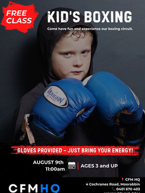 FREE Kids Boxing Class
