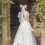 Thumbnail: Chiffon Short Sleeves Ruffles Organza Bride Gown