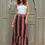 Thumbnail: Elastic Waist Ruffle Maxi Skirt