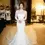 Thumbnail: Lace Wedding Dress High Neck Full Sleeves Mermaid