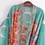 Thumbnail: Star and Moon Floral Print Short Kimono