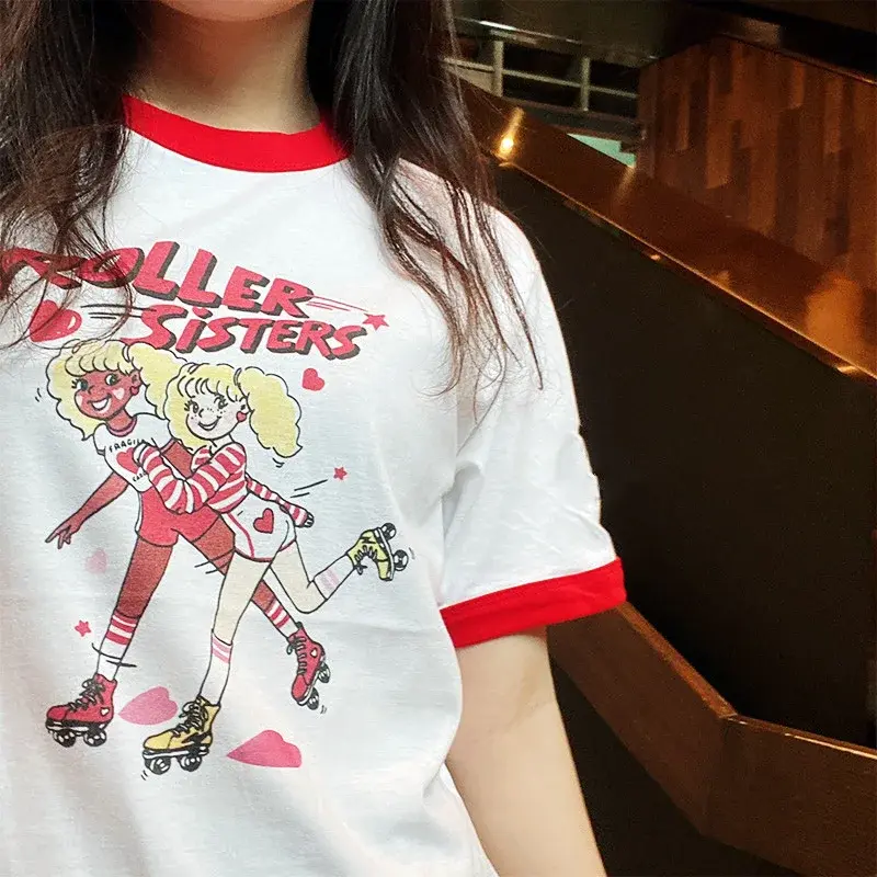 American Vintage Roller Sisters T Shirt
