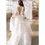 Thumbnail: Boho Backless Wedding Dress With Tulle Netting