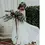 Thumbnail: Long Sleeves a Line Chiffon Lace Two Piece Wedding Gown