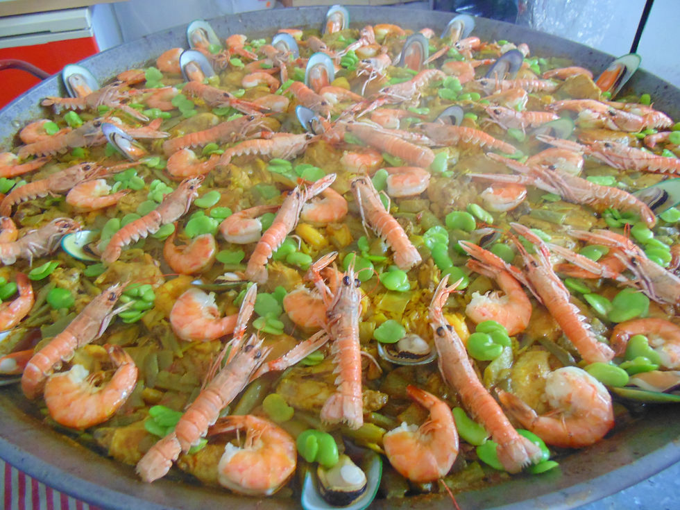 Paella aux fruits de mer