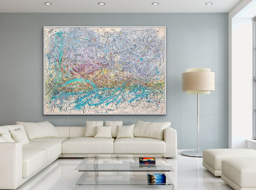 STARS OVER PORTOFINO 65_ x 93_ oil on canvas