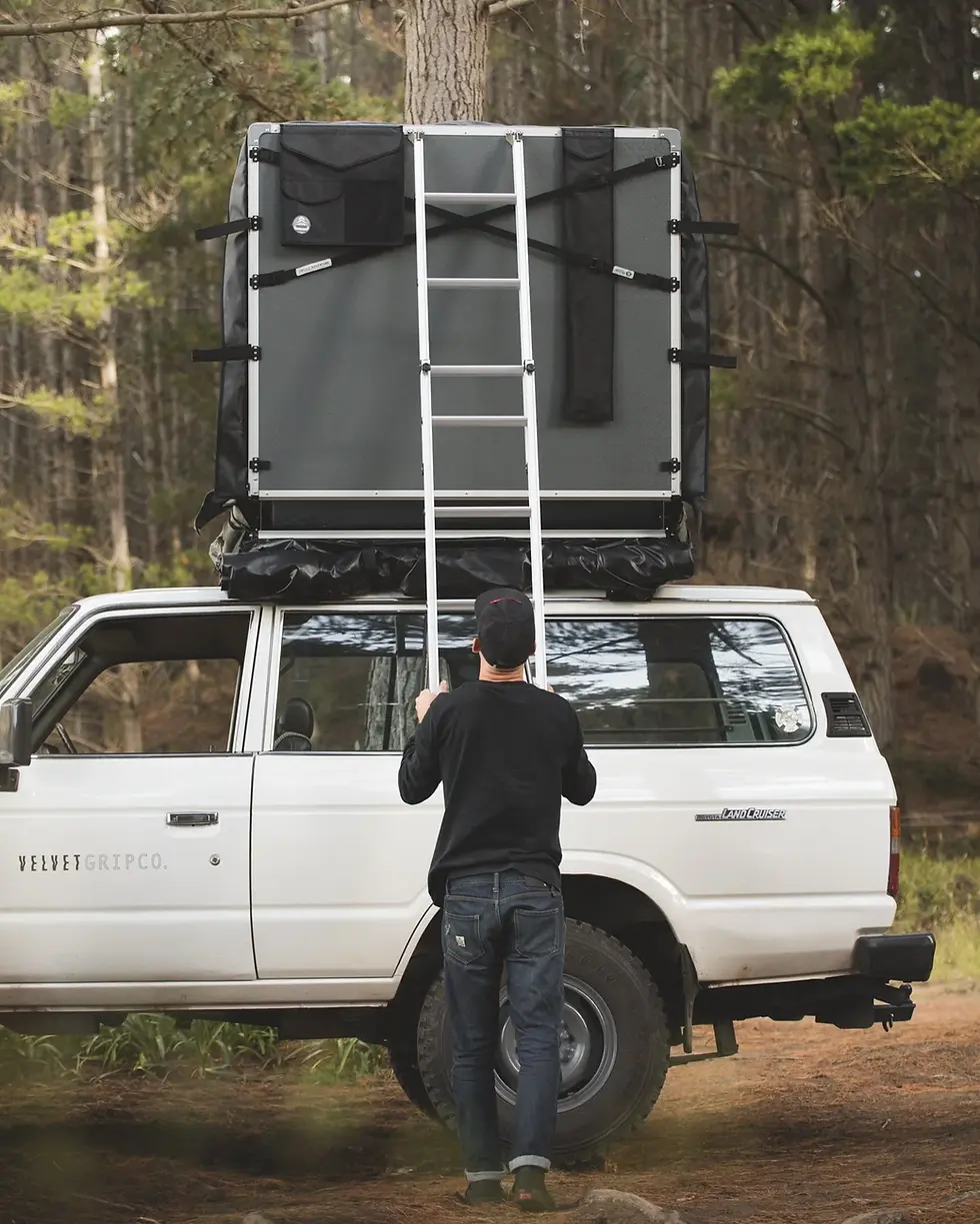 Thumbnail: CROW'S NEST REGULAR ROOFTOP TENT - GREY - BY FELDON SHELTER